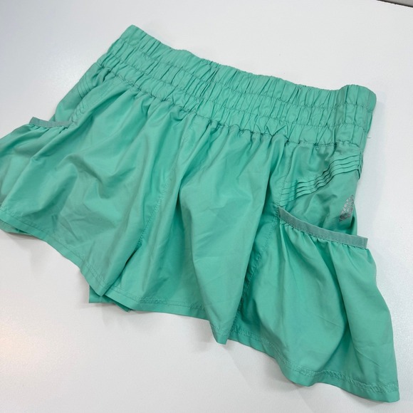 Free People FP Movement Get Your Run On Shorts Women S Mint Green Flowy Boho - Picture 4 of 6